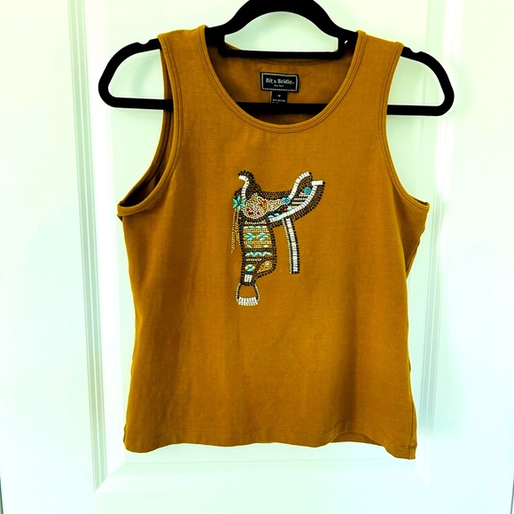 Bit & Bridle tank top - Picture 1 of 5